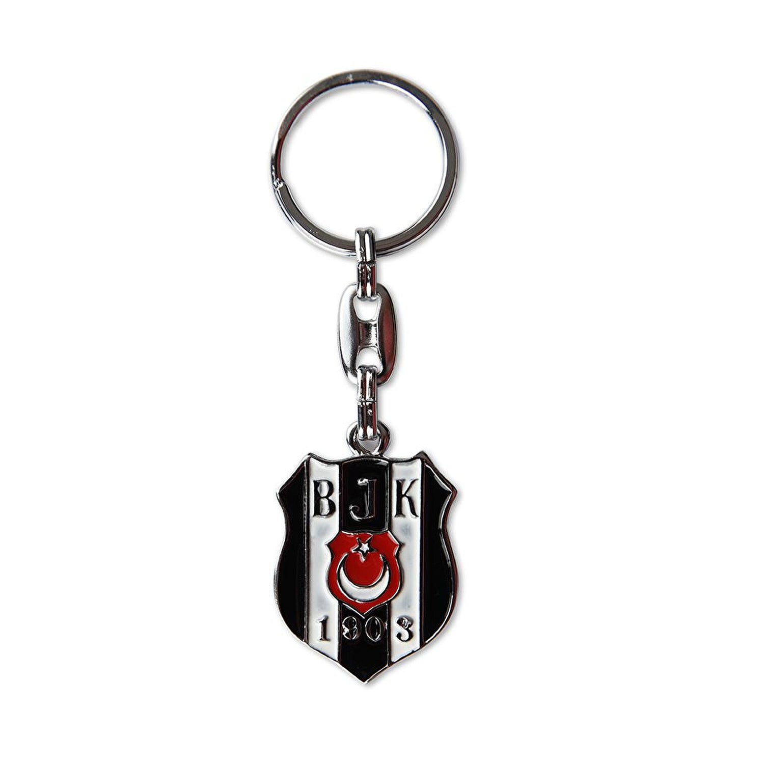 BJK dubbelzijdige sleutelhanger met logo