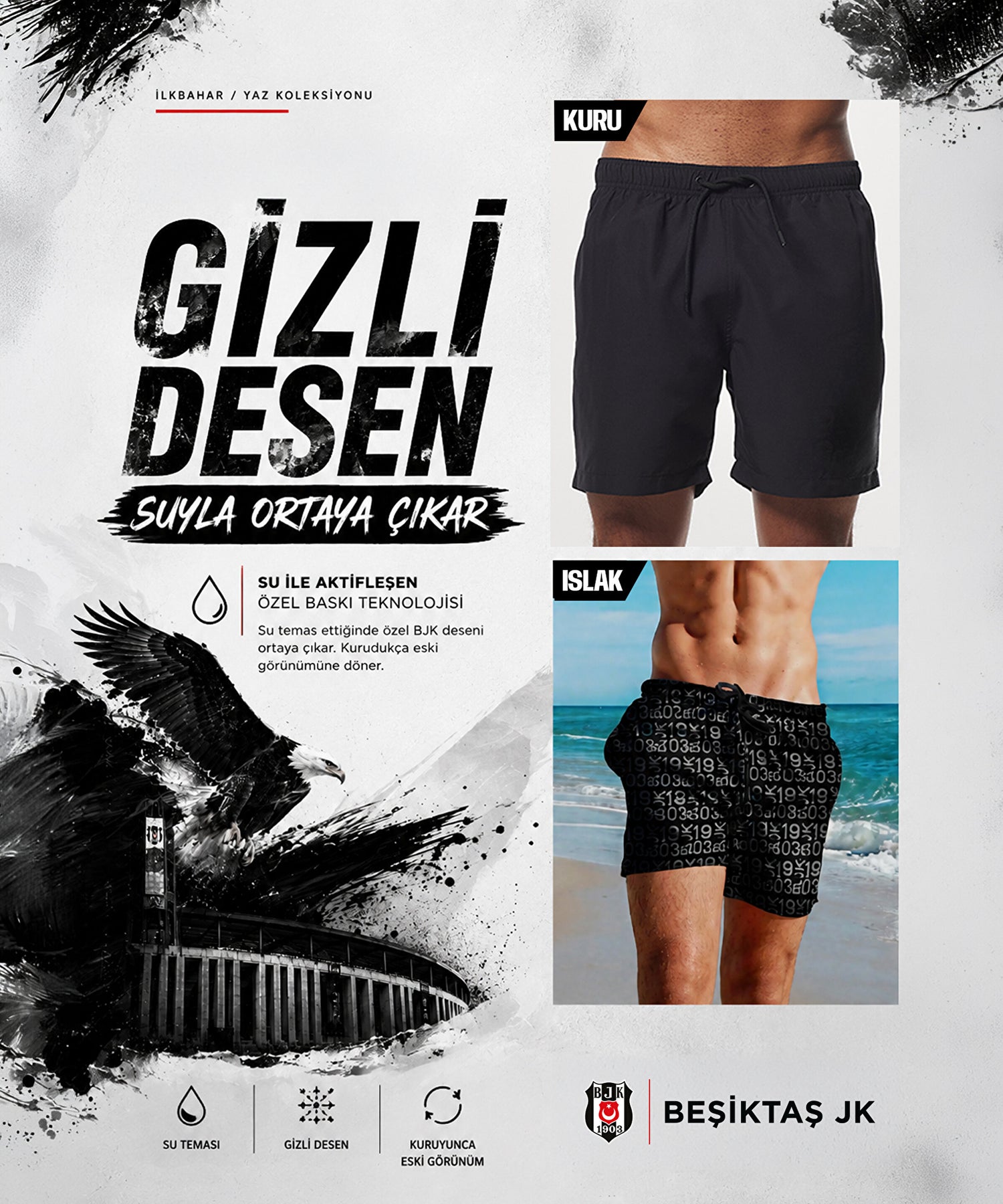 Beşiktaş Junior Swim Shorts 6626406