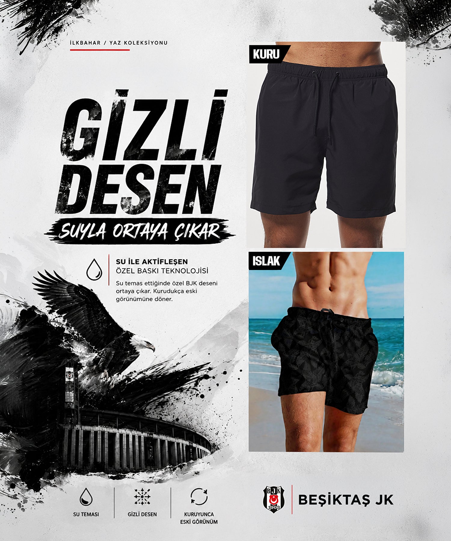 Beşiktaş Men's Swim Shorts 7626403